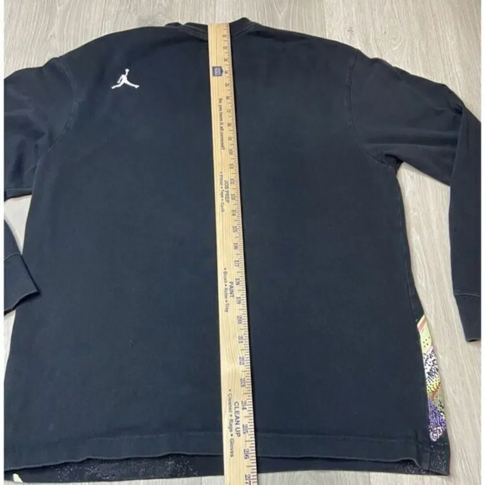 Nike Air Jordan‎ T-Shirt Mens Med Black 23 Engineered '85 Basketball Long Sleeve